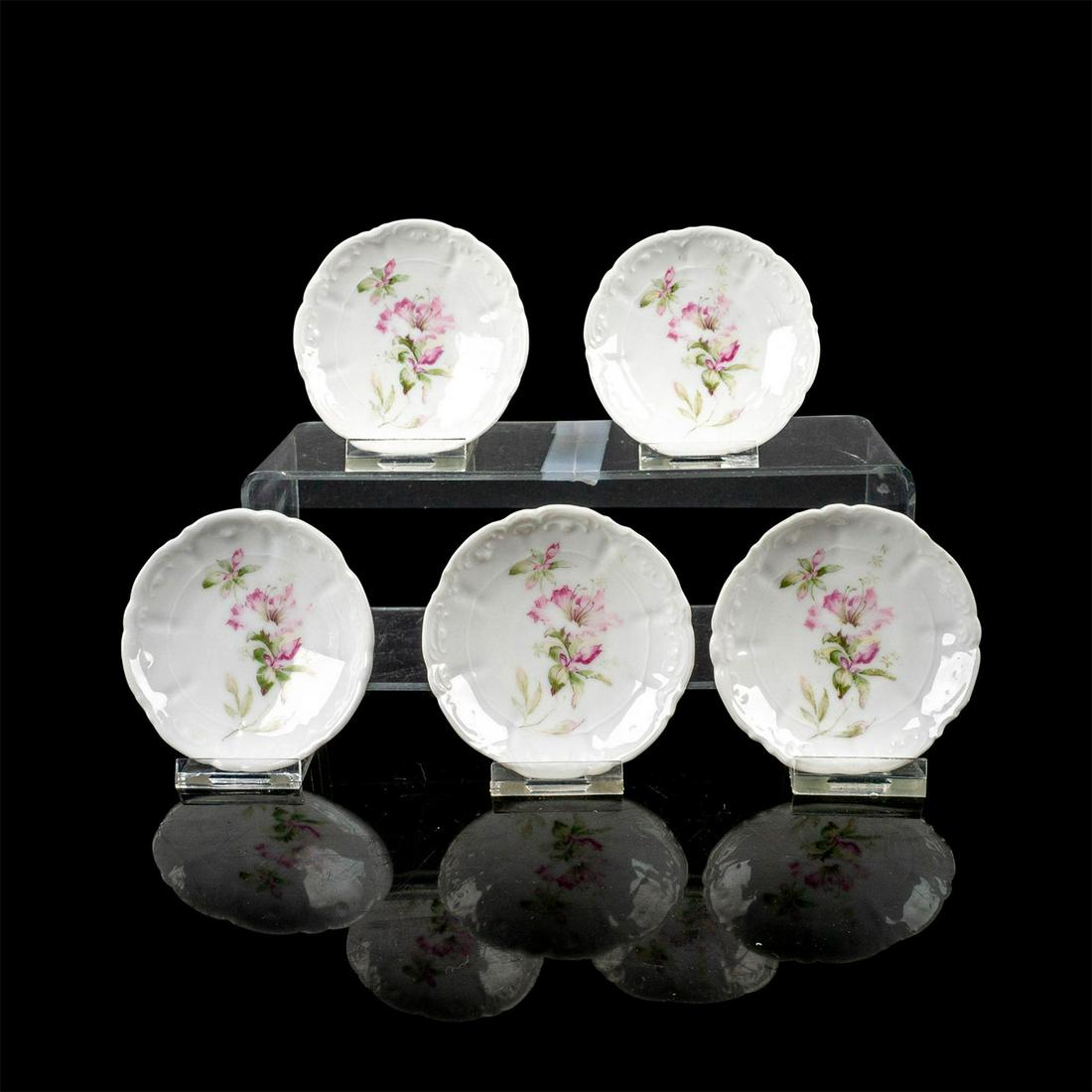 5pc Set of Vintage Weimar Germany Porcelain Miniature Plates (1 of 2)