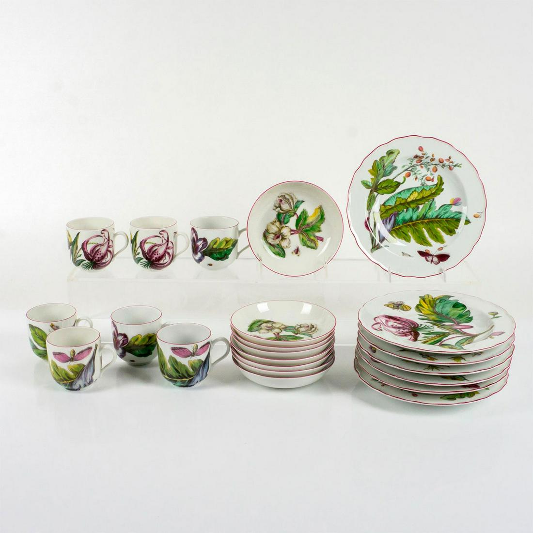 22pc Mottahedeh Vista Alegre Salad Plates, Bowls, Tea Cups (1 of 7)