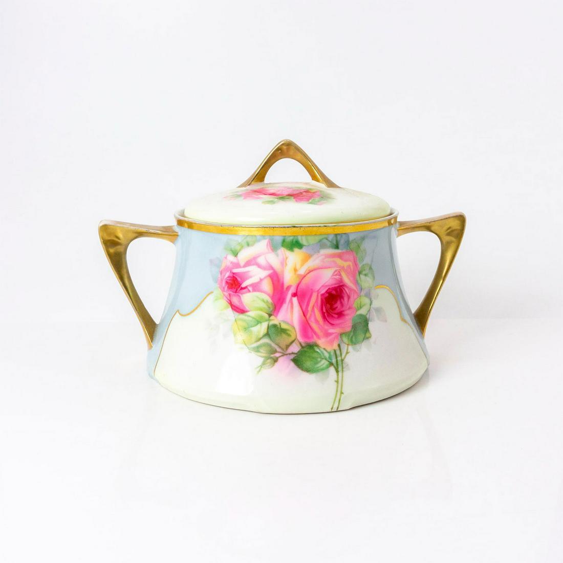 Vintage German Porcelain Royal Munich Biscuit Jar (1 of 3)