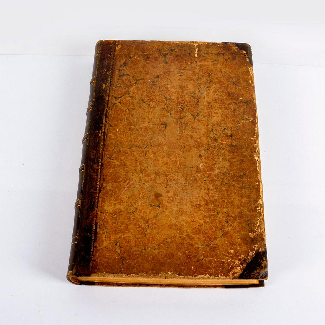 Antique Leather Bound Book, Fox's The Book of Martyrs (1 of 6)