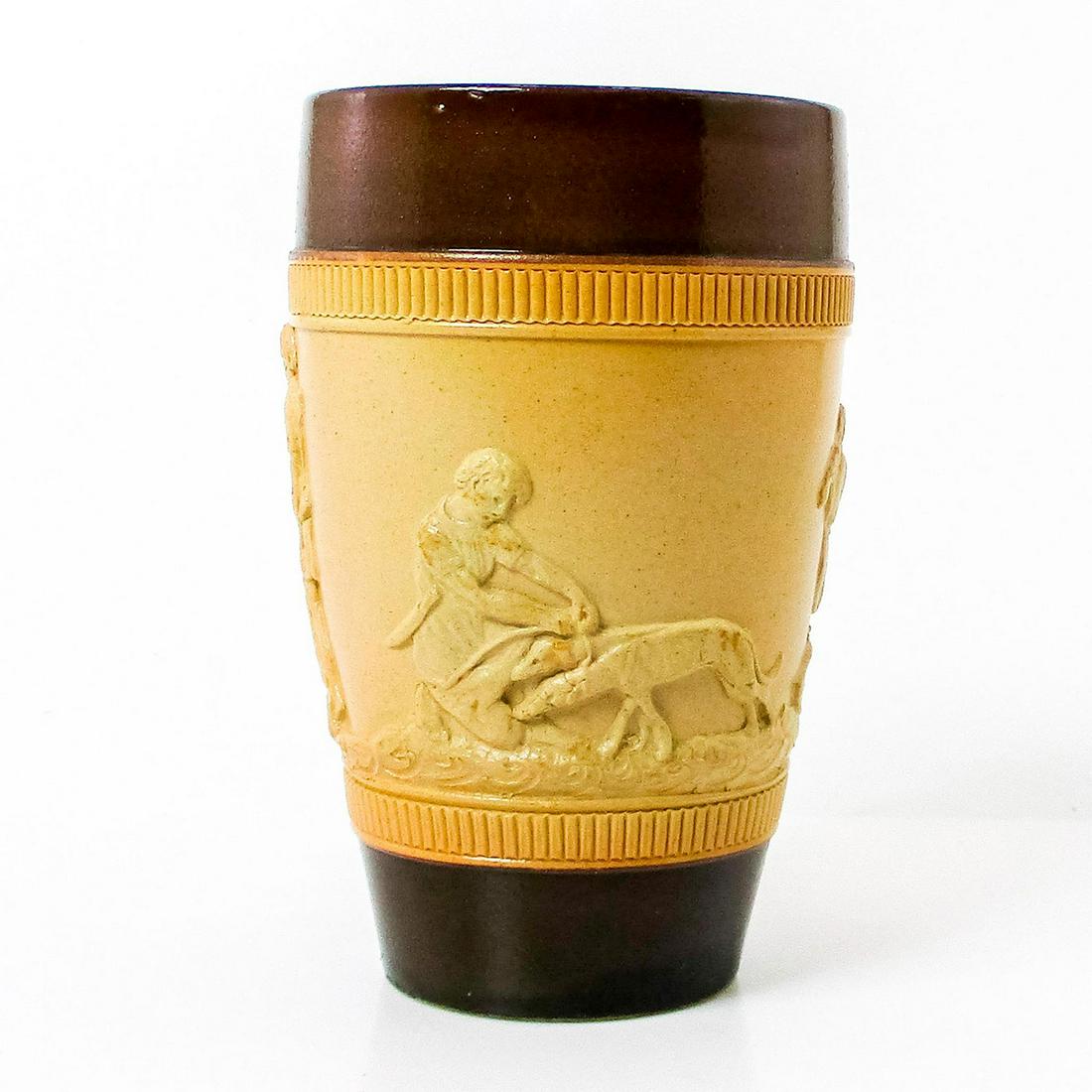 Doulton Lambeth Stoneware Beaker, Hunting (1 of 4)