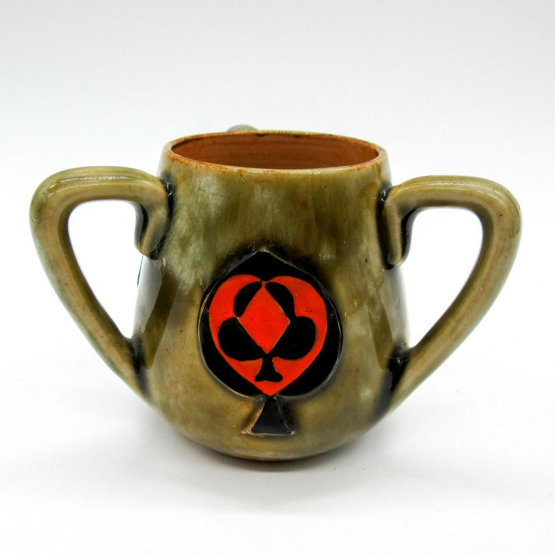 Antique Royal Doulton Small Glazed Stoneware Tyg (1 of 2)