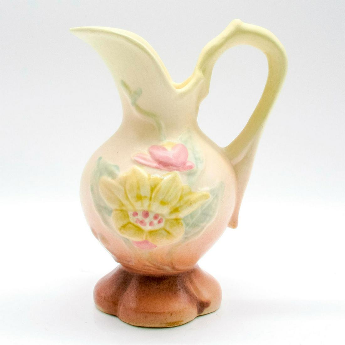 Hull Pottery Vase, Magnolia Floral Pitcher (1 of 3)