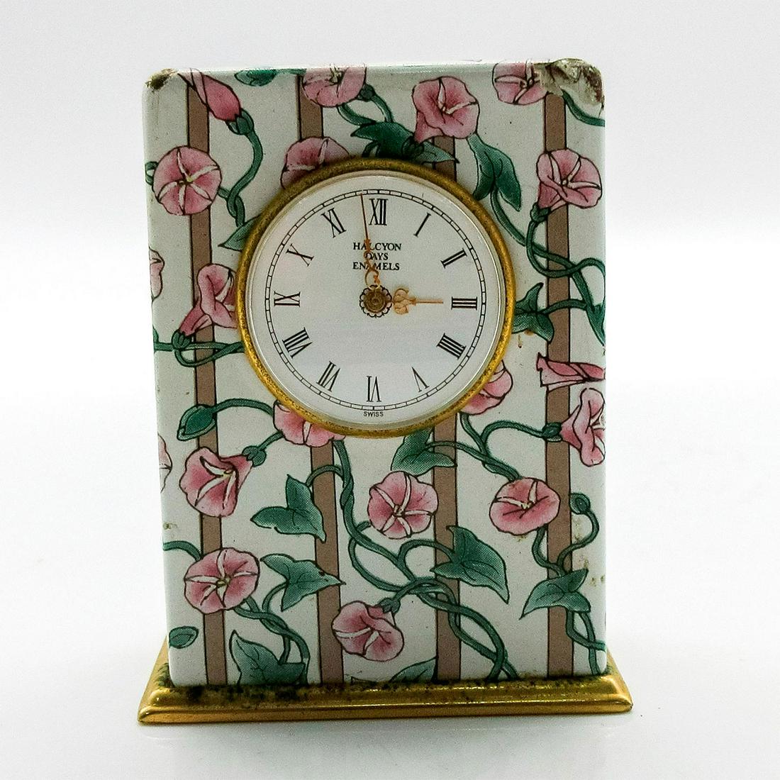 Halcyon Days Enamels Floral Clock Water Lily (1 of 5)
