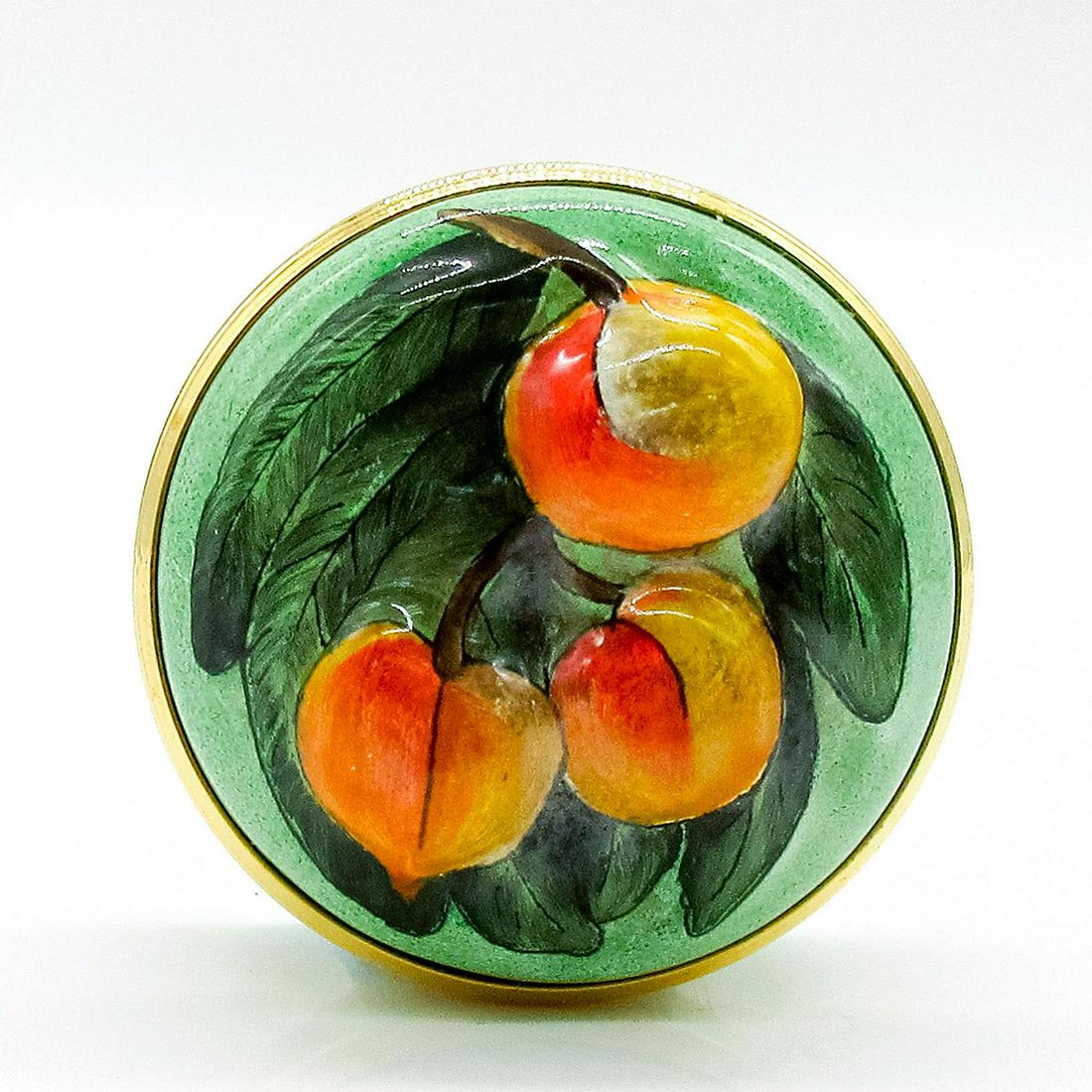 Halcyon Days Trinket Box, Peaches (1 of 7)