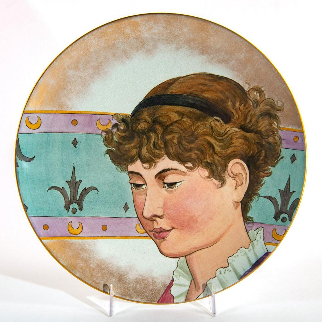 English Pottery Ceramic Charger (1 of 2)