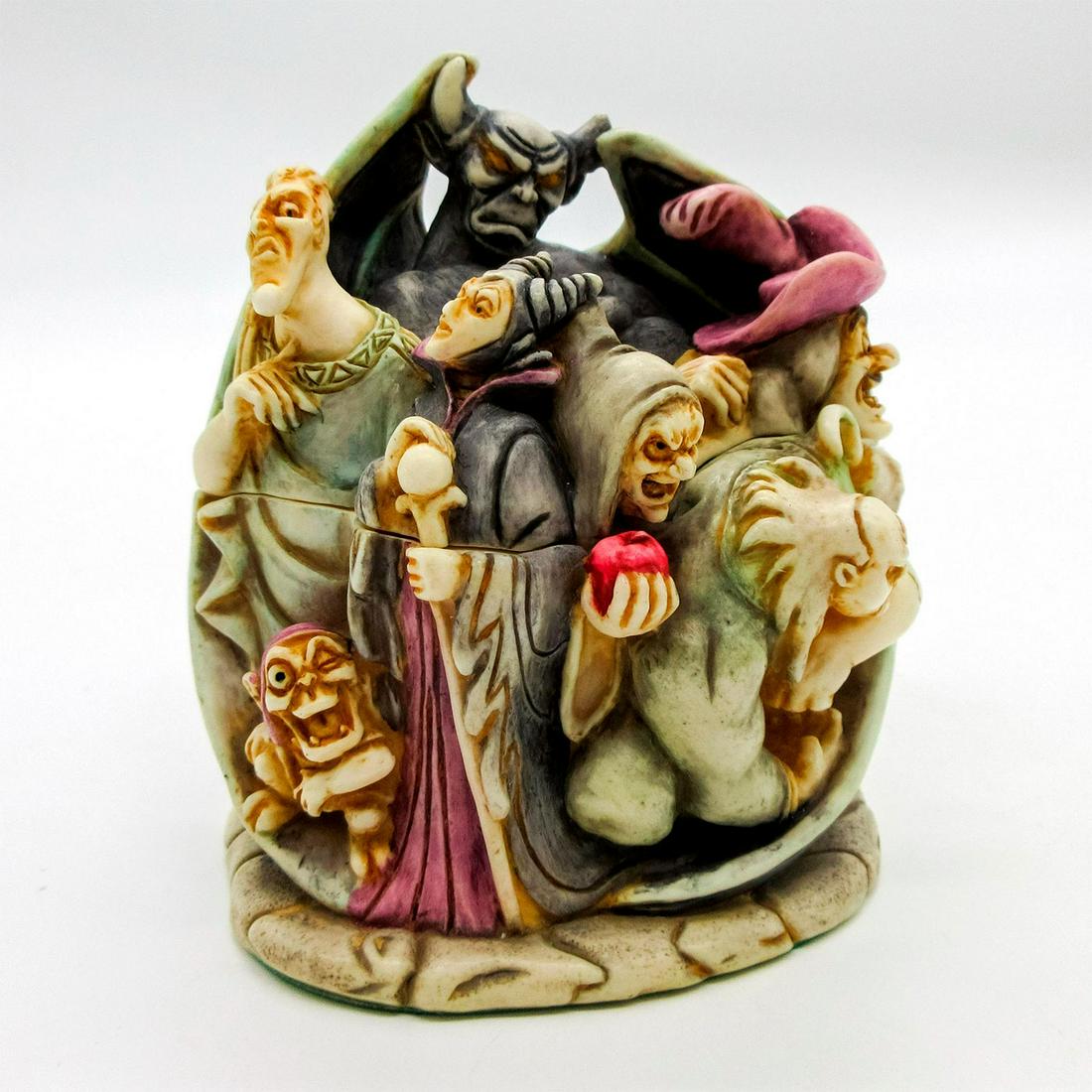 Disney Harmony Kingdom Trinket Box, Wicked Ways (1 of 7)