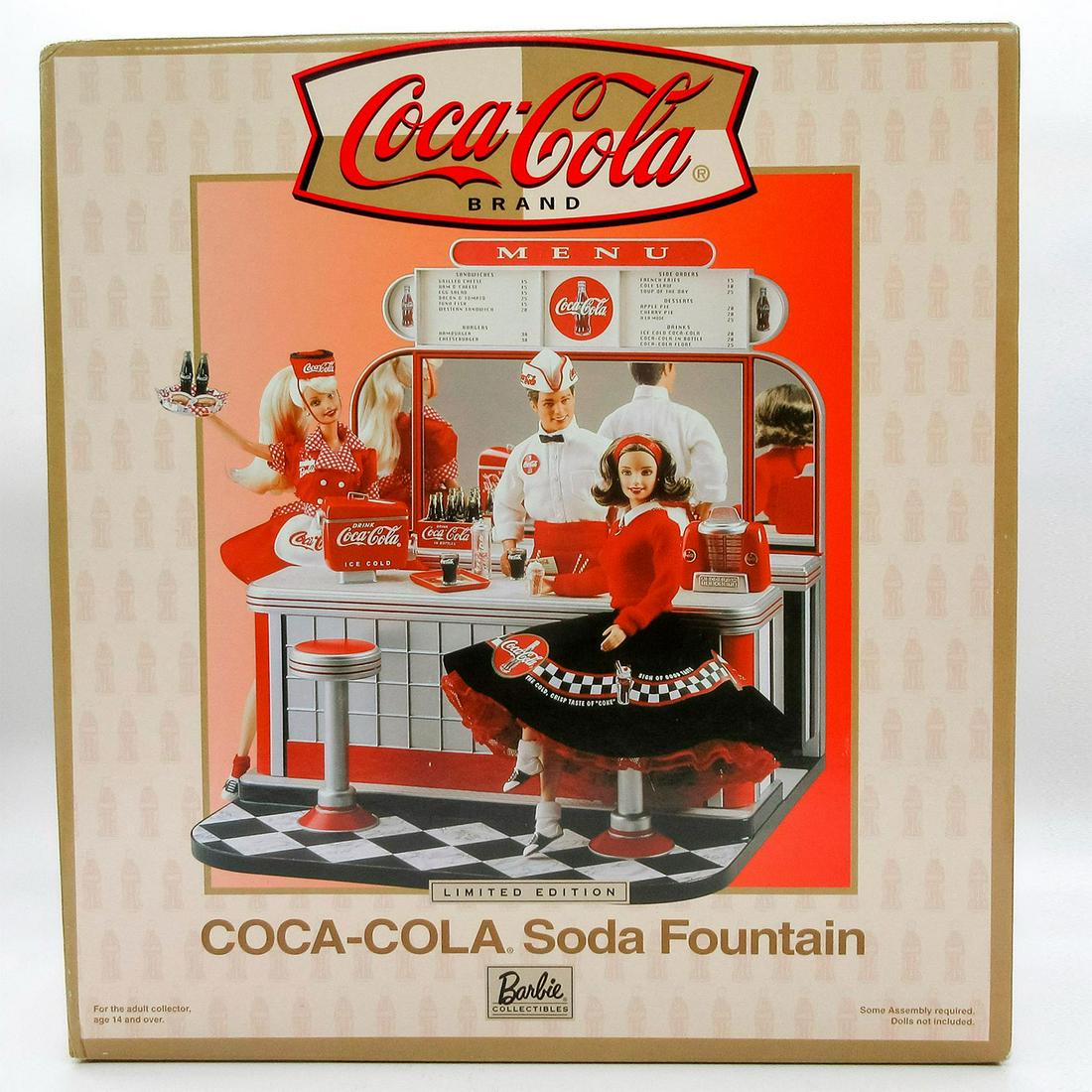 Vintage Mattel Barbie Collectibles Coca-Cola Soda Fountain (1 of 3)