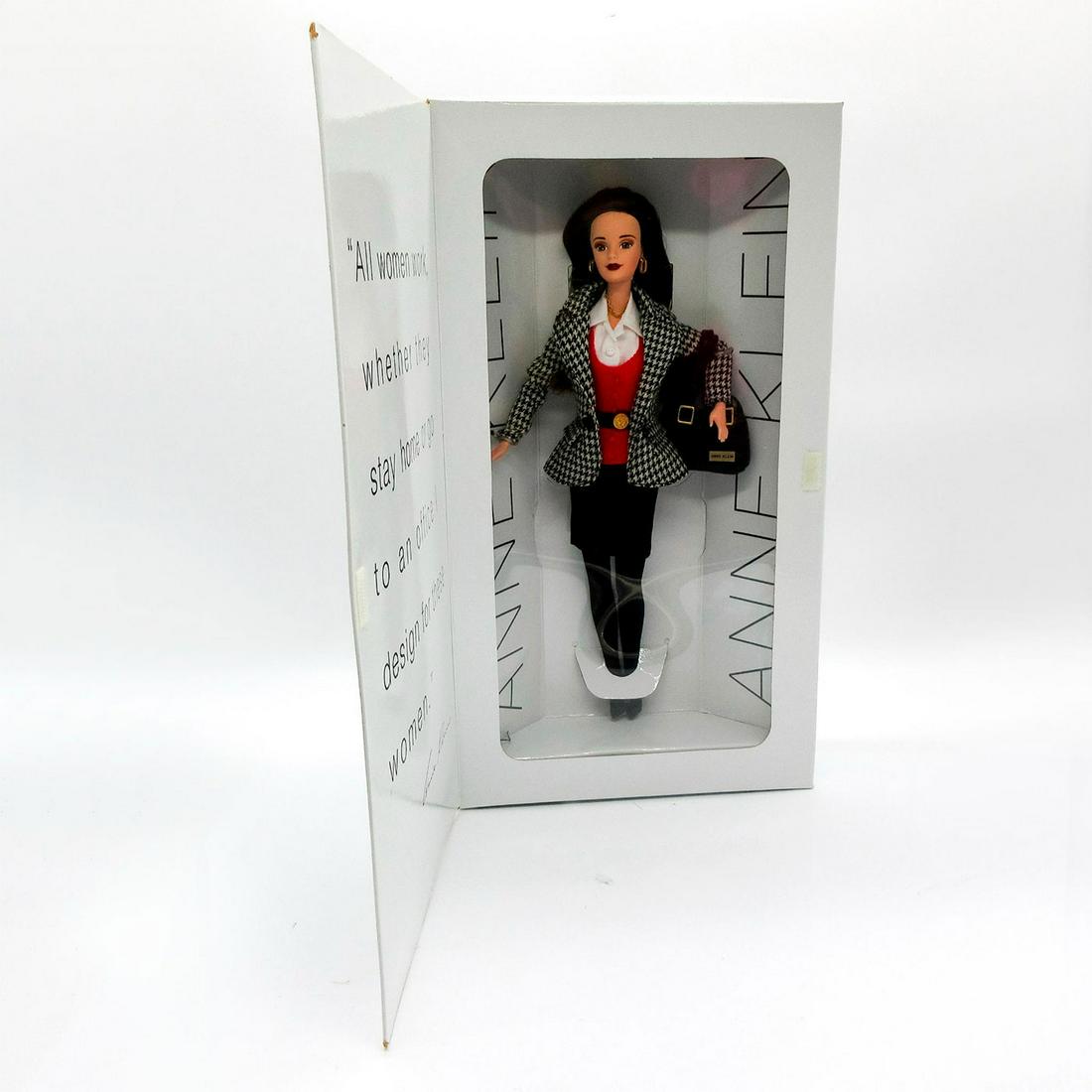 Vintage Mattel Barbie Doll, Anne Klein: Limited Edition. In original box, unopened. #17603. Dimensions of box: 14.5"L x 8"W x 3"H. #work #Barbie #anneklein #mattel #limitededition Issued: 1997 Dimensions: 11.5" H Manufacturer: Mattel Countr