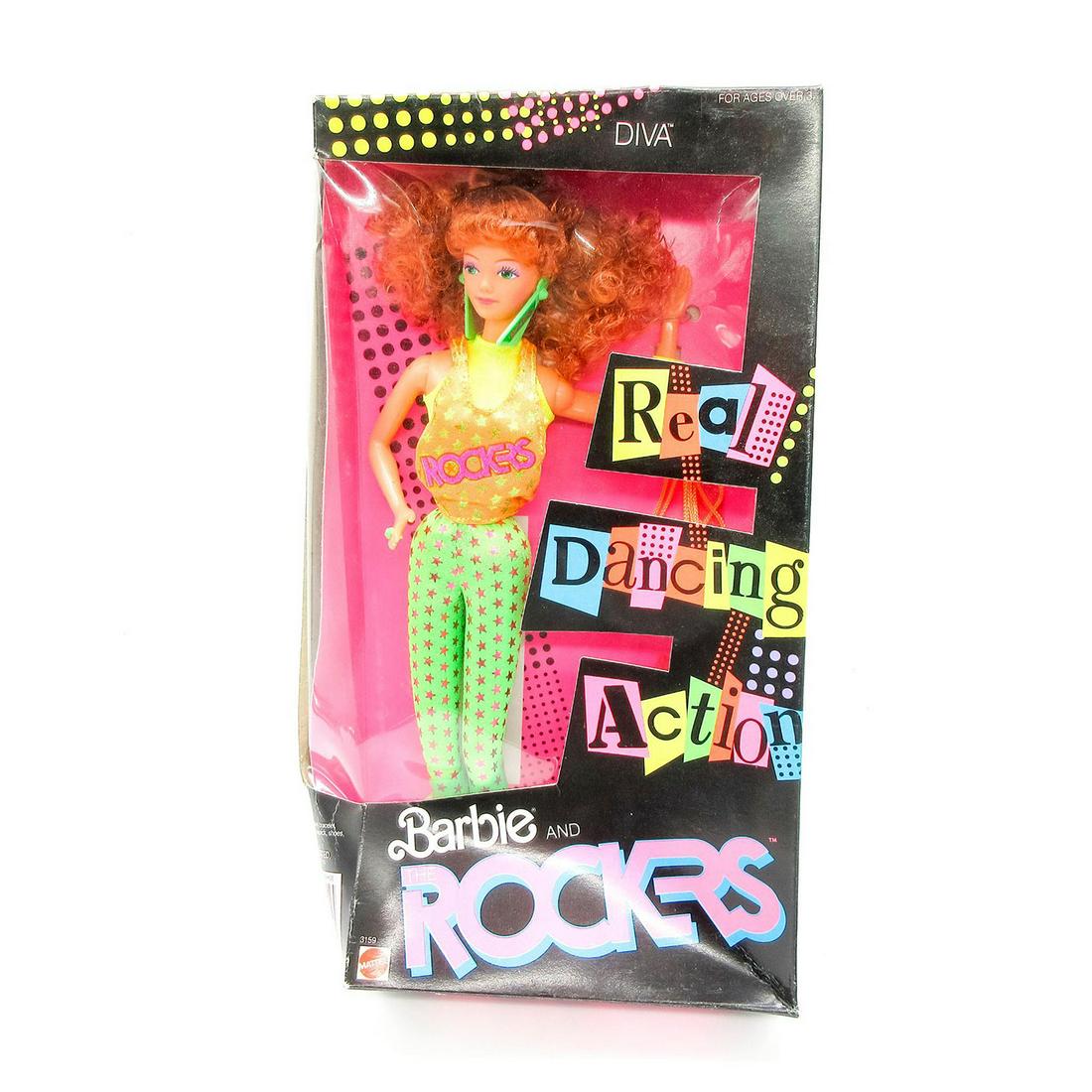 Vintage Mattel Barbie Doll, Real Dancing Action Diva (1 of 3)