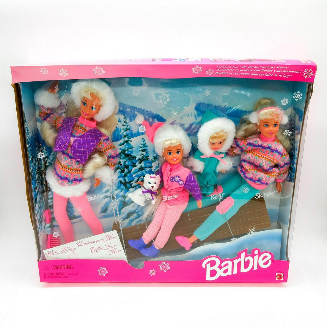 Vintage Mattel Barbie Doll, Winter Holiday Gift Set (1 of 6)