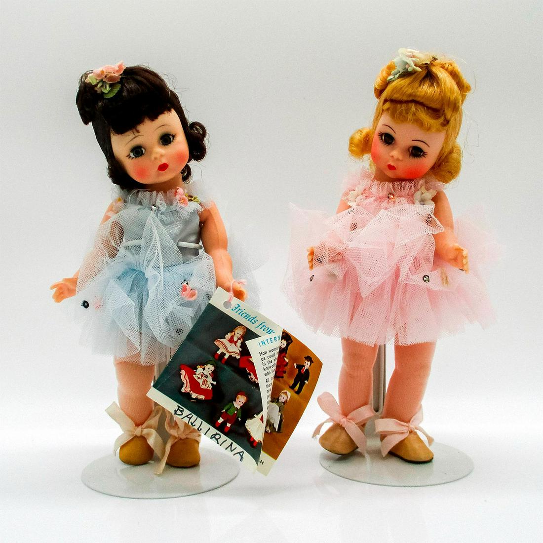 2pc Vintage Madame Alexander Ballerina Dolls (1 of 2)