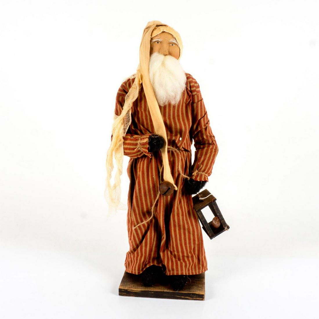 Arnett's Country Store Vintage Lantern Pajama Santa Doll (1 of 4)
