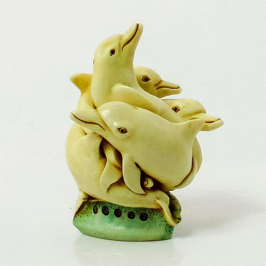 Harmony Kingdom Trinket Box, Blue Heaven, Dolphins (1 of 5)