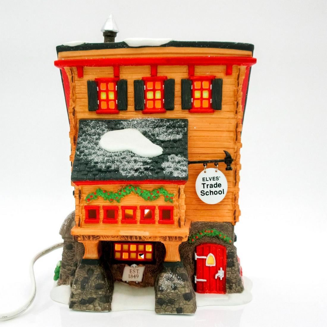 Department 56 Christmas Figure, Elves' Trade School (1 of 6)