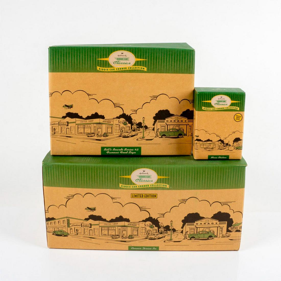 3pc Hallmark Kiddie Car Classics, Corner Drive In (1 of 2)