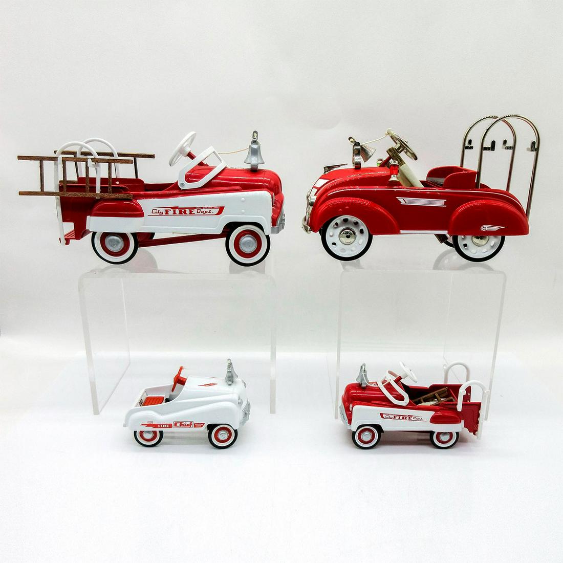 4pc Hallmark Kiddie Car Classics Fire Dept. Cars (1 of 4)