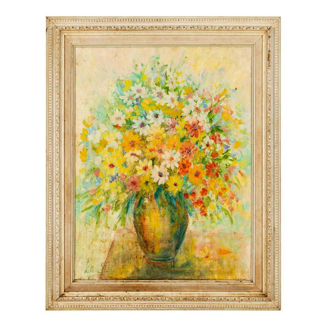 Hilda Rindom (Cuban, 1930-2004) Oil Painting on Canvas (1 of 8)