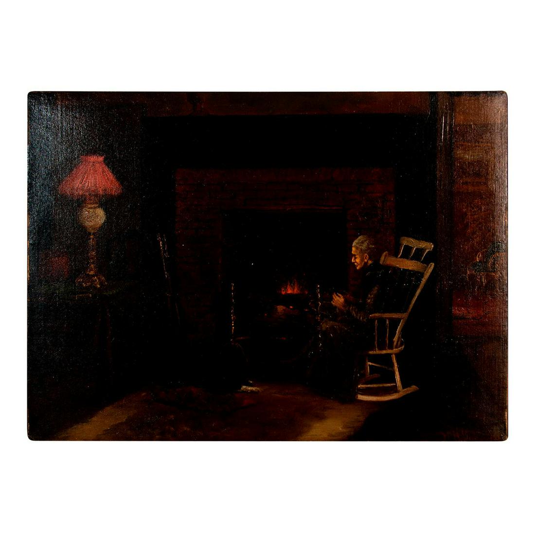 William Henry Yates (American, 1845 - 1934) Oil Painting (1 of 6)