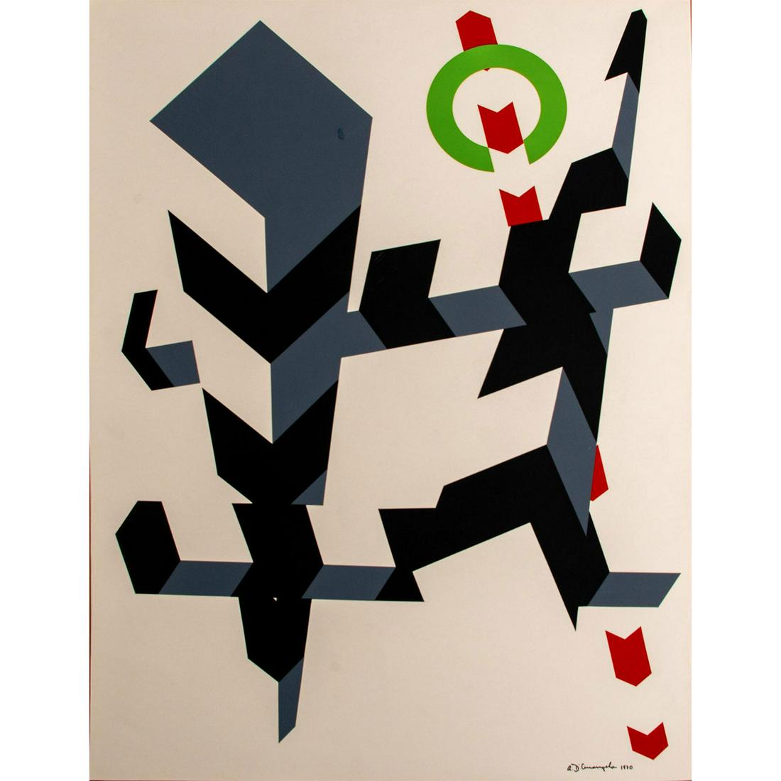 Antonio Colangelo (Australian, b.1954) Geometric Lithograph (1 of 5)