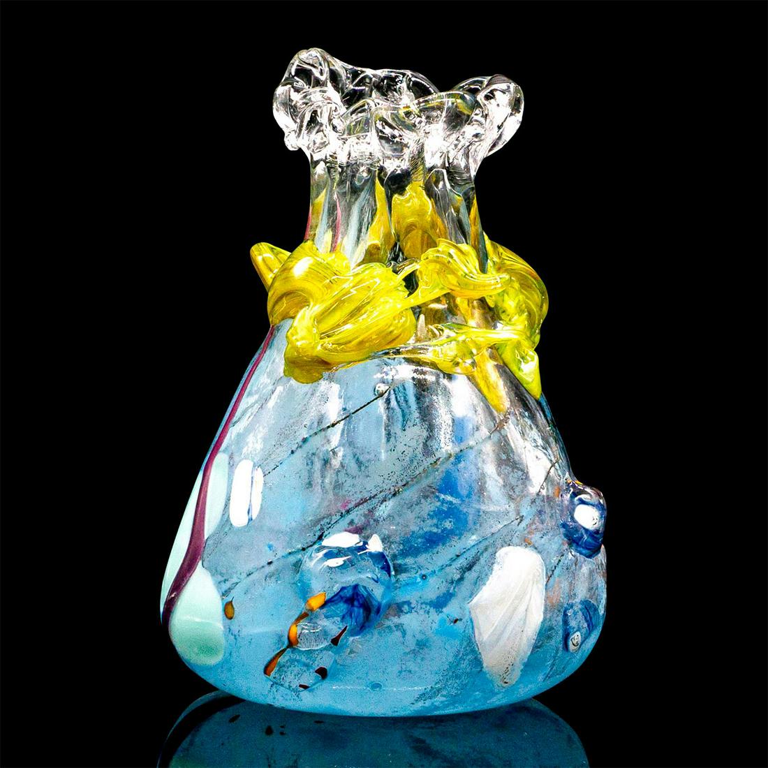 R. Rand Signed Art Glass Vase (1 of 3)