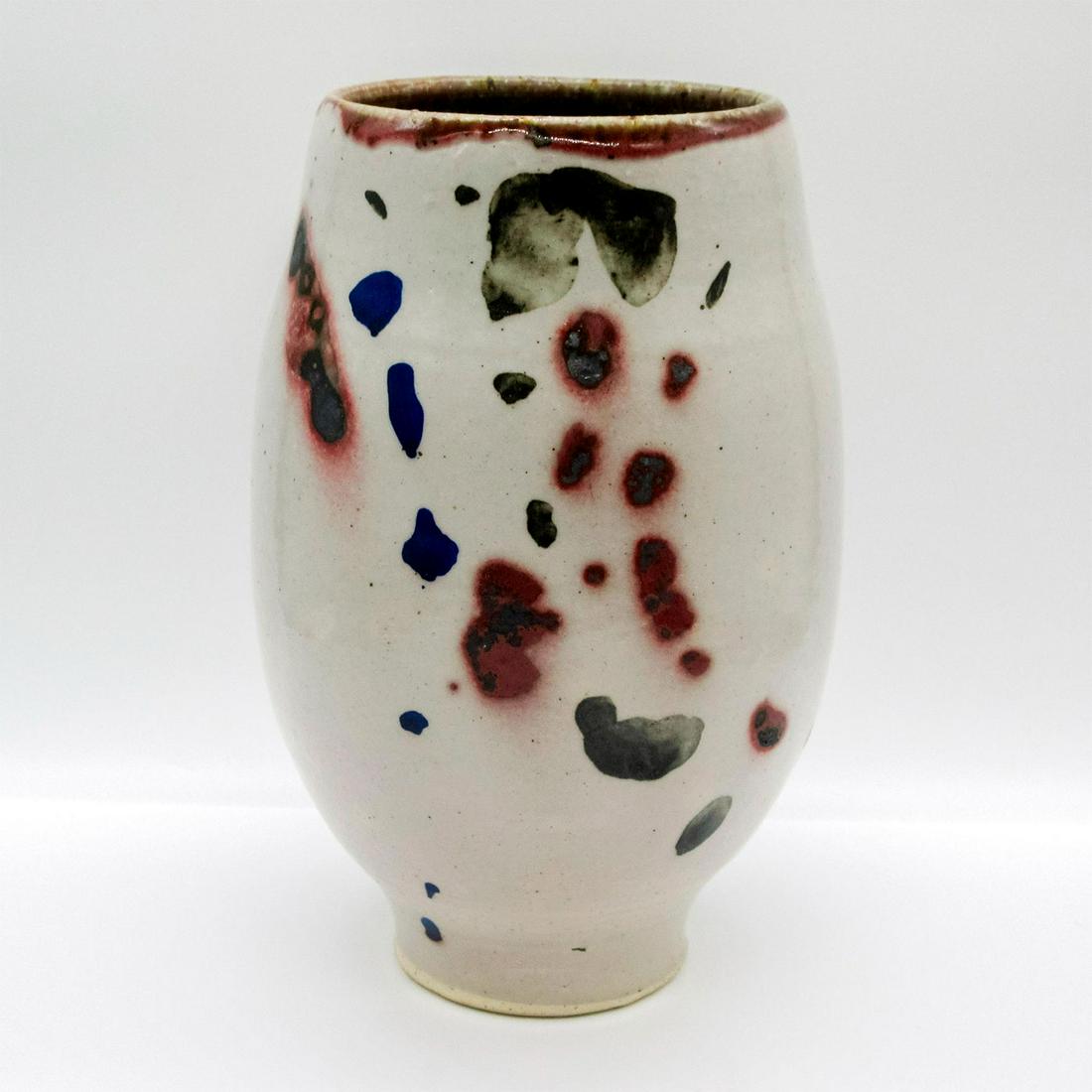 Bruno Art Pottery Speckled Vase (1 of 4)