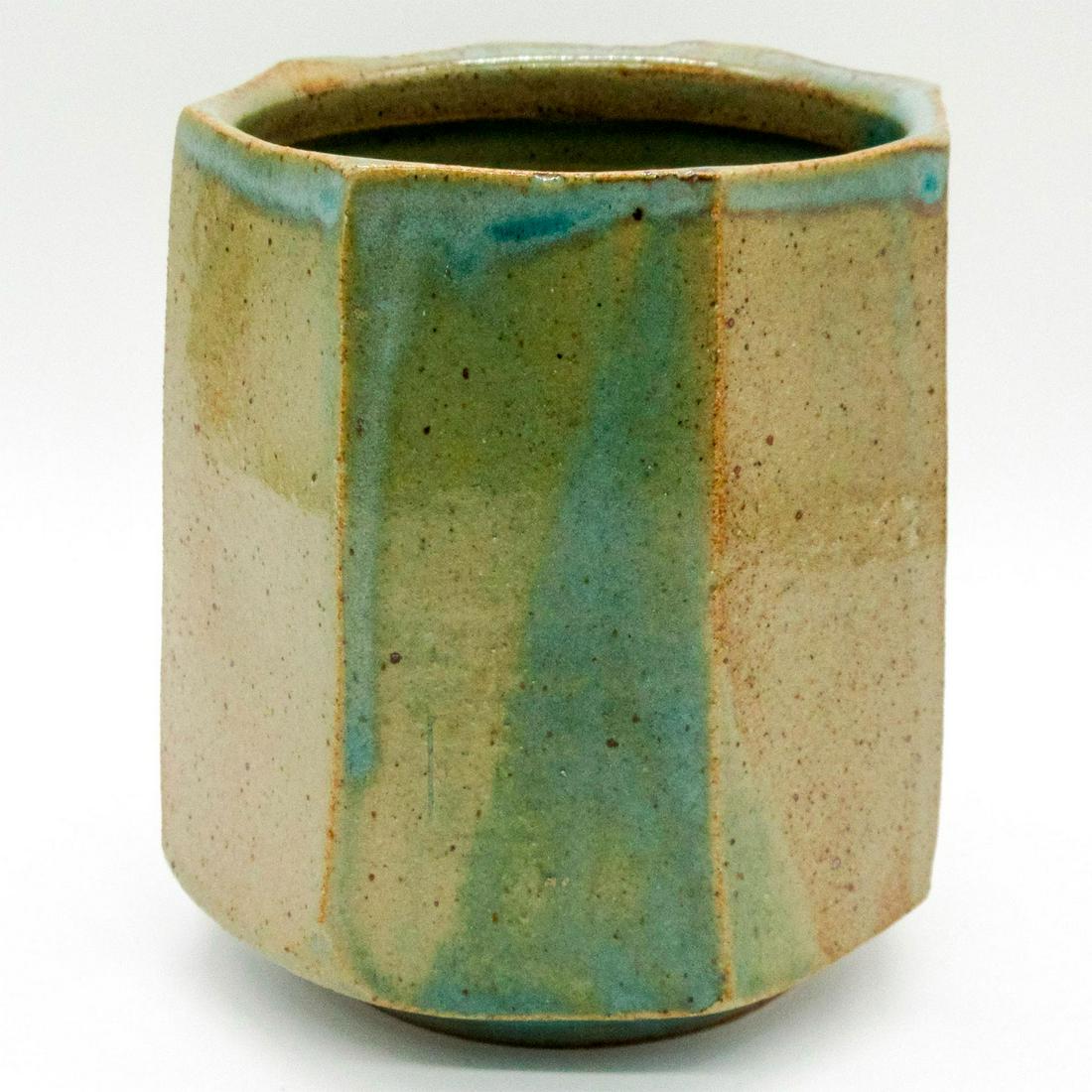 Cliff Art Studio Salt Glazed Octagon Vase (1 of 3)