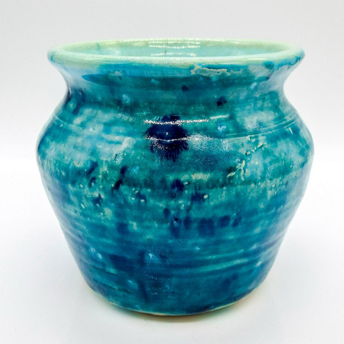 S.P.M. American Studio Pottery Blue Vase (1 of 3)