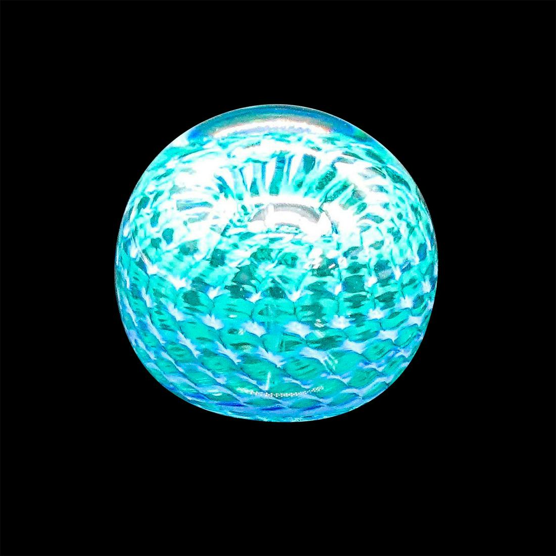 Vintage Chris Belleau Art Glass Paperweight (1 of 2)