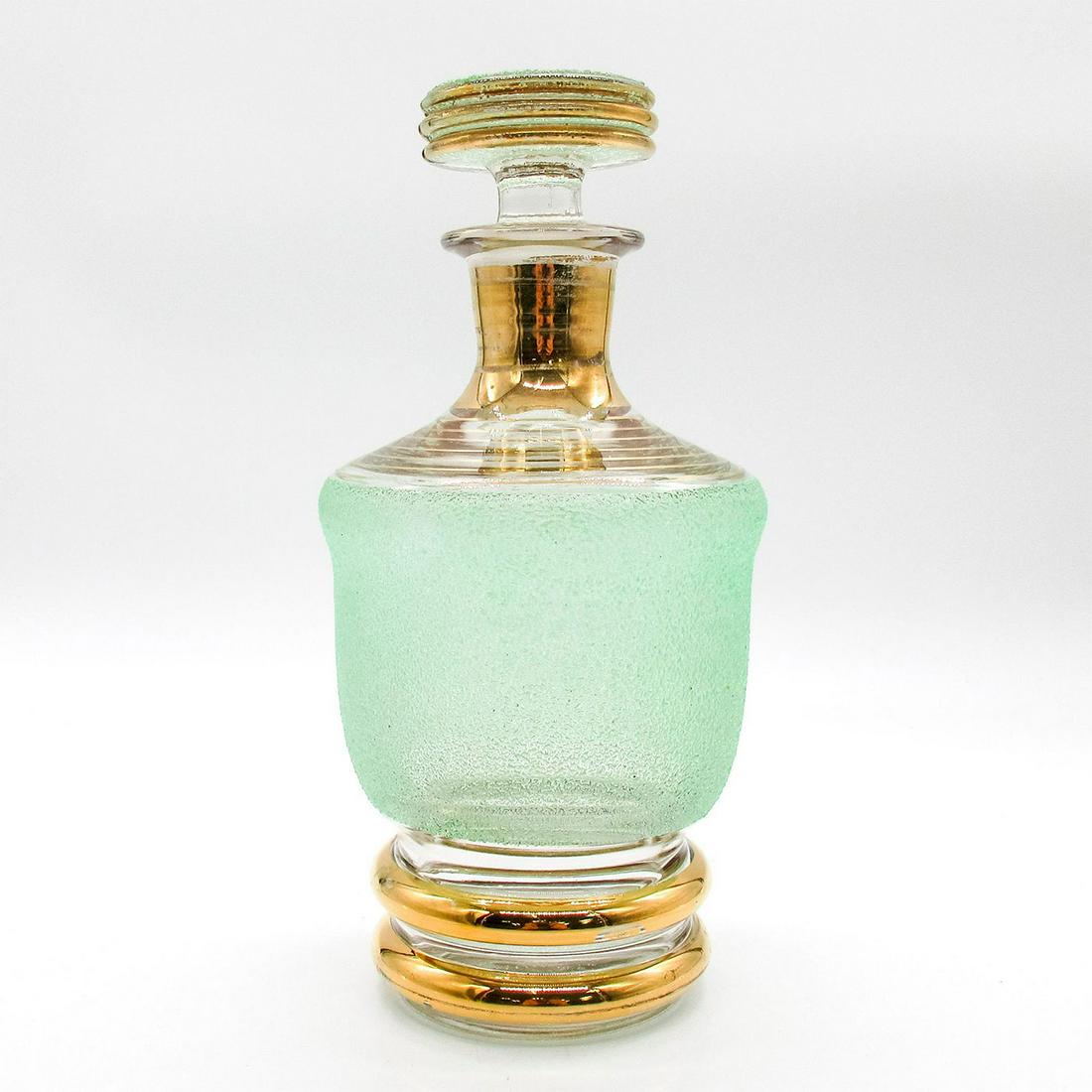 Vintage Art Deco Glass Decanter (1 of 5)