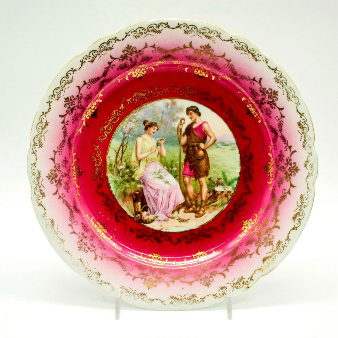 Antique Royal Vienna Porcelain Cabinet Plate (1 of 2)