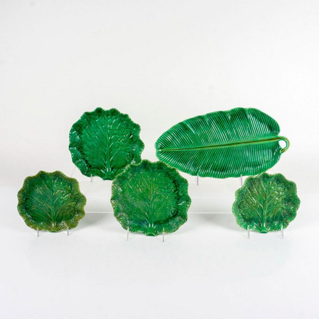5pc Vintage Pinheiro Pottery Cabbage Serving Dishes (1 of 3)