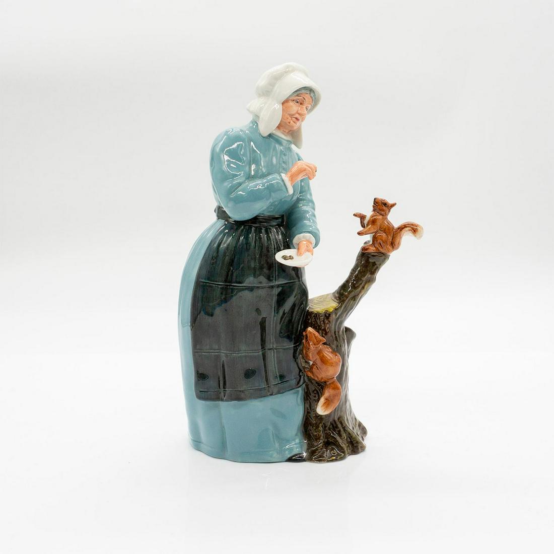 Good Friends HN2783 - Royal Doulton Figurine: Glazed porcelain figure. Royal Doulton backstamp on bottom. Golden Years series. #britishceramics Artist: William K. Harper Issued: 1985 - 1990 Dimensions: 9"H Manufacturer: Royal Doulton Country of O