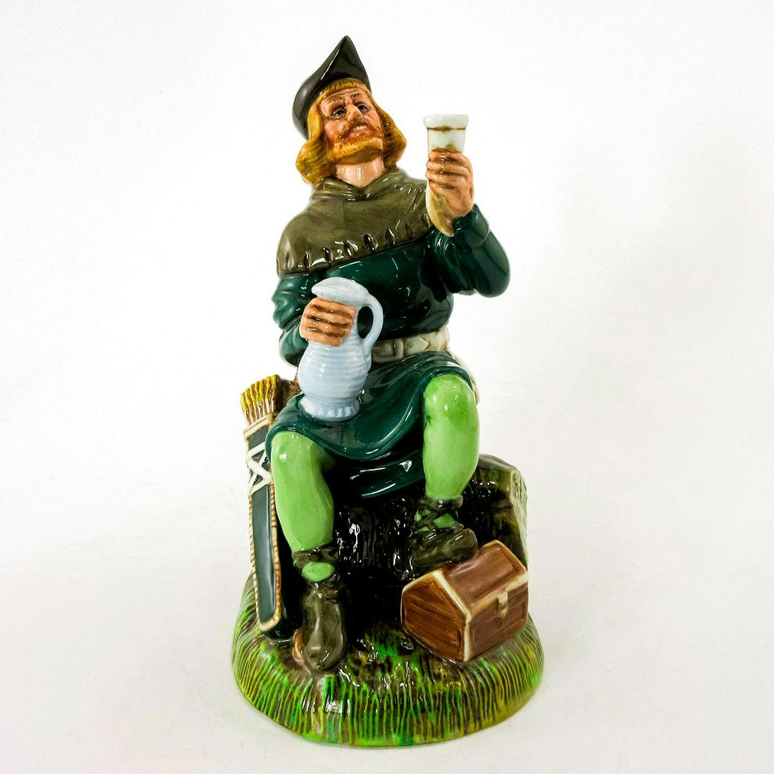 Robin Hood HN2773 - Royal Doulton Figurine: From the Literary Characters series. Royal Doulton backstamp. Artist: William K. Harper Issued: 1985 - 1990 Dimensions: 7.75"H Manufacturer: Royal Doulton Country of Origin: England