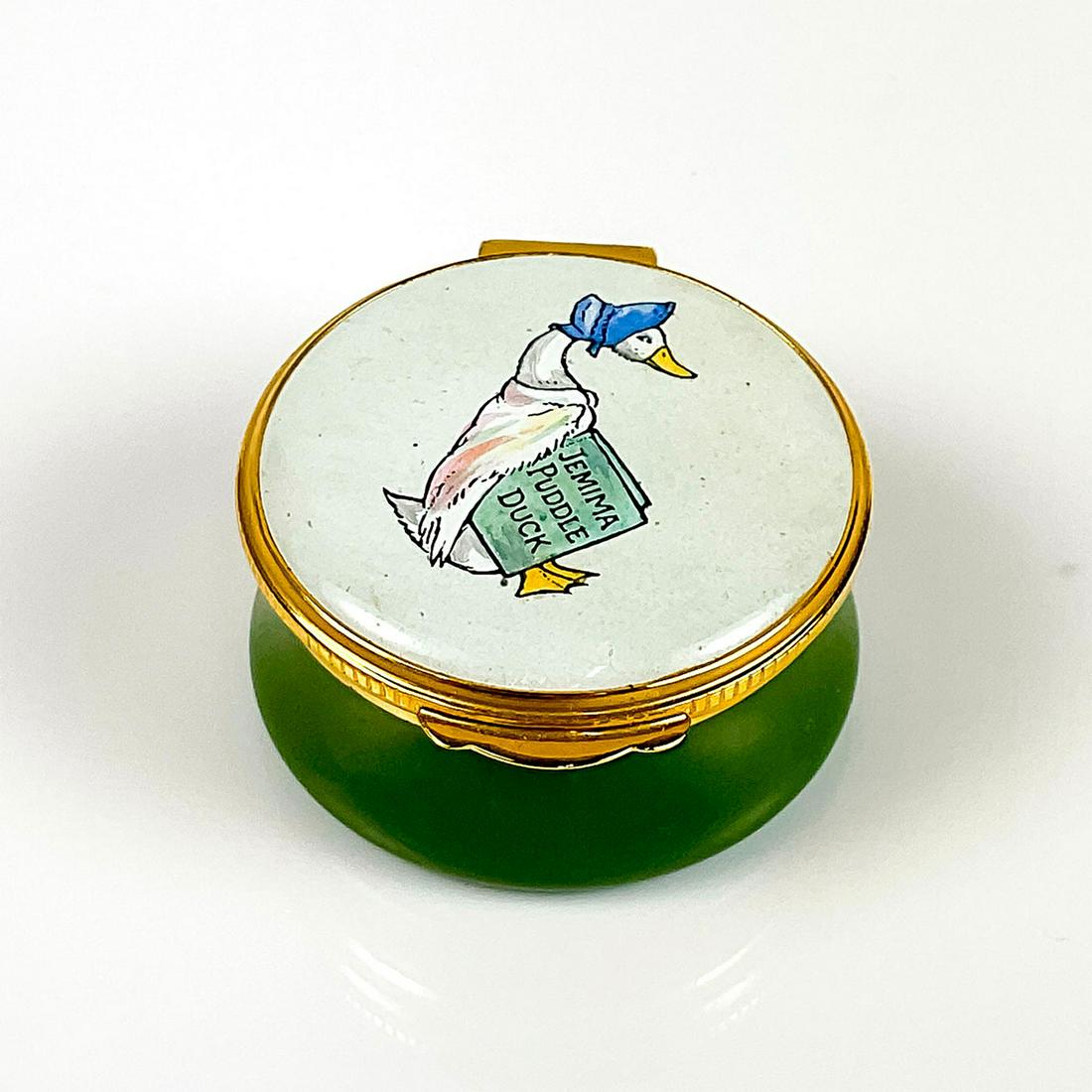 Crummles Beatrix Potter Trinket Box, Jemima Puddle-Duck (1 of 4)