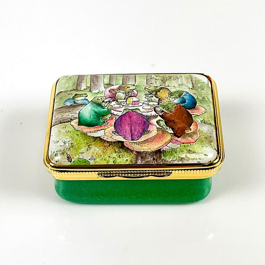 Vintage Halcyon Days Beatrix Potter Enamel Trinket Box (1 of 4)