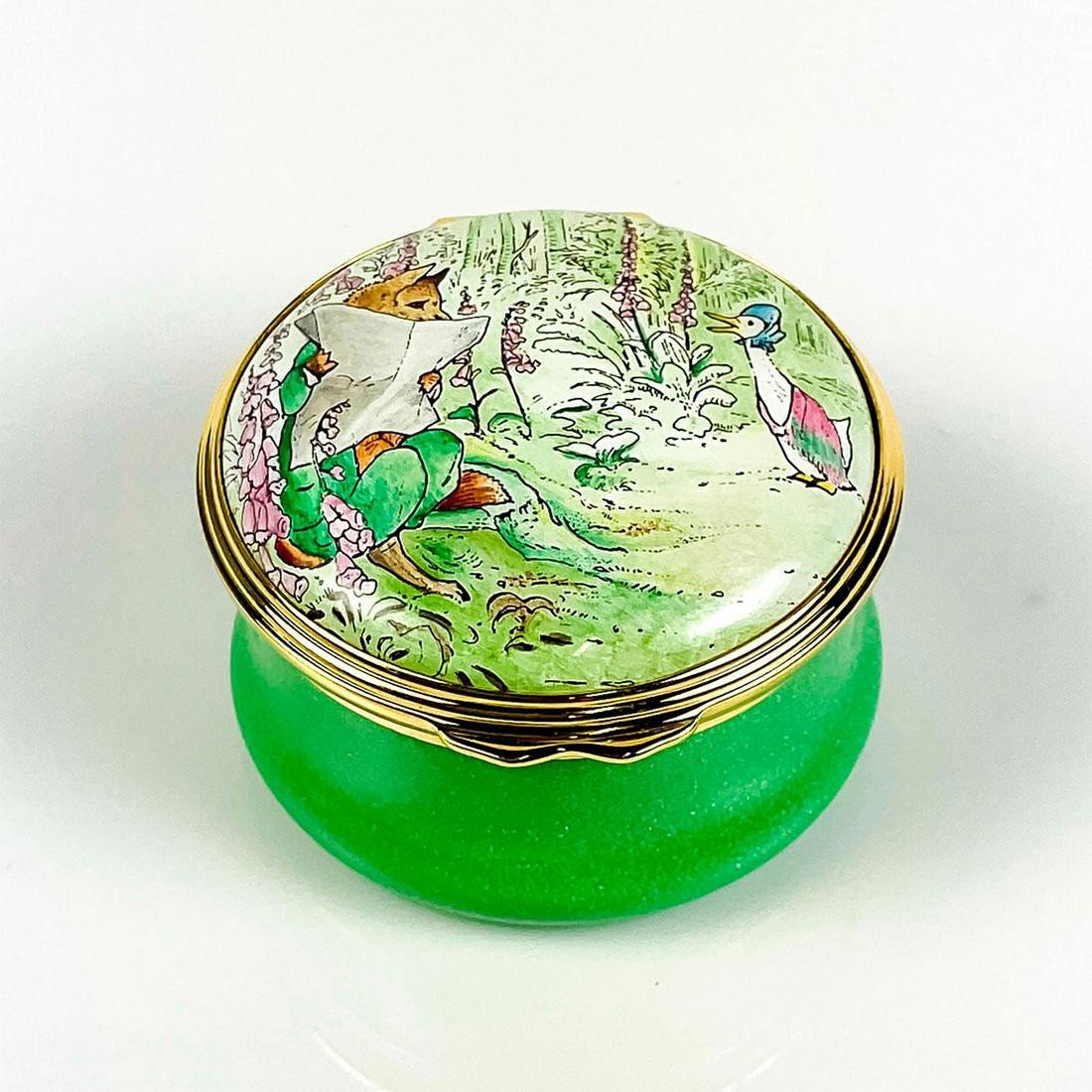 Vintage Halcyon Days Beatrix Potter Enamel Trinket Box (1 of 6)