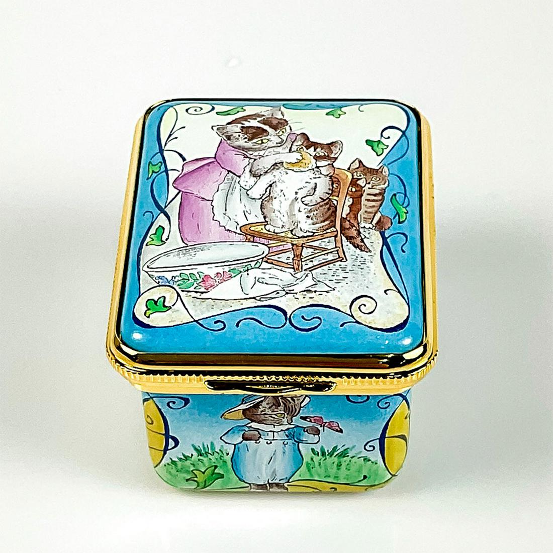 Vintage Halcyon Days Beatrix Potter Enamel Trinket Box (1 of 8)
