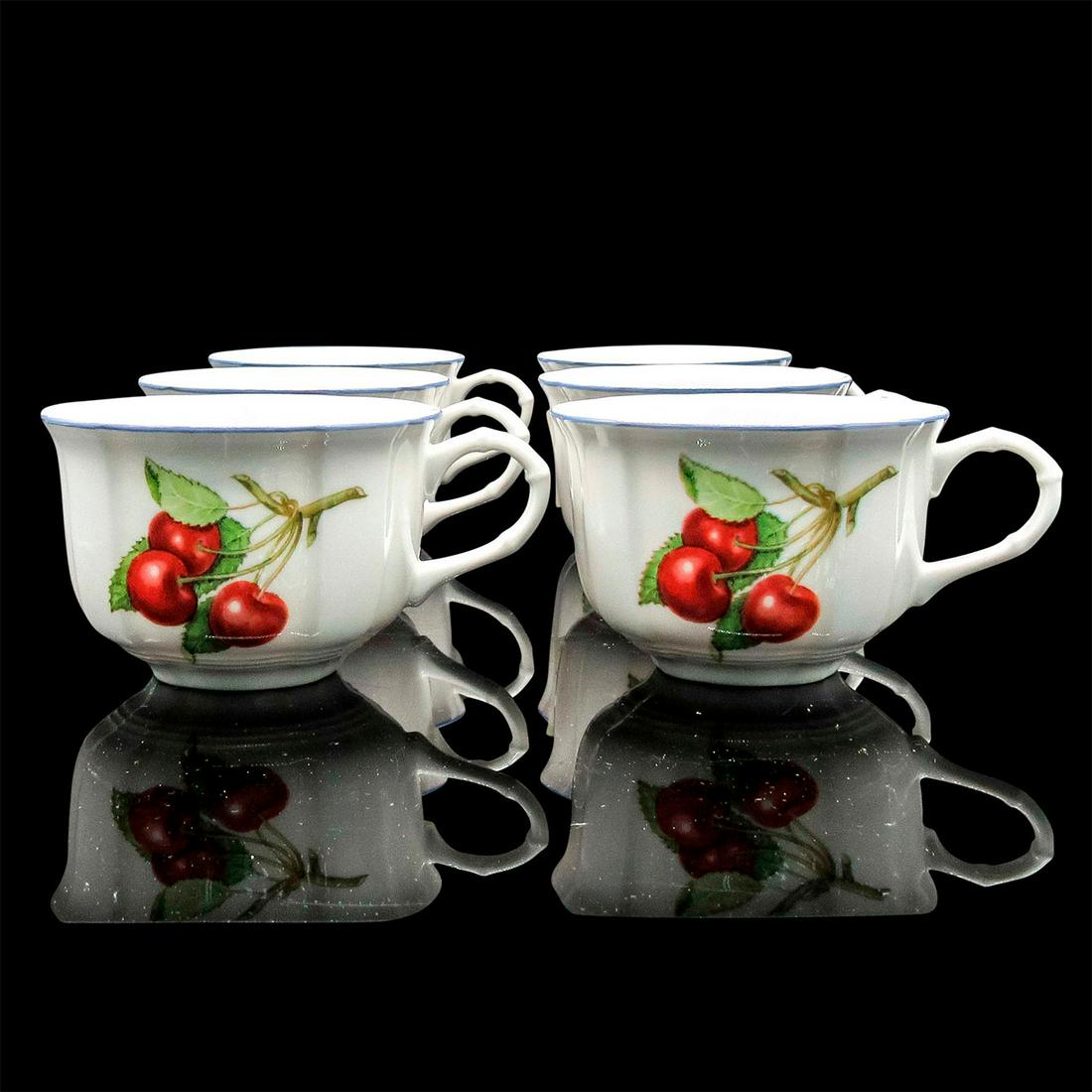 6pc Villeroy & Boch Tea Cup Set, Cottage Collection (1 of 19)