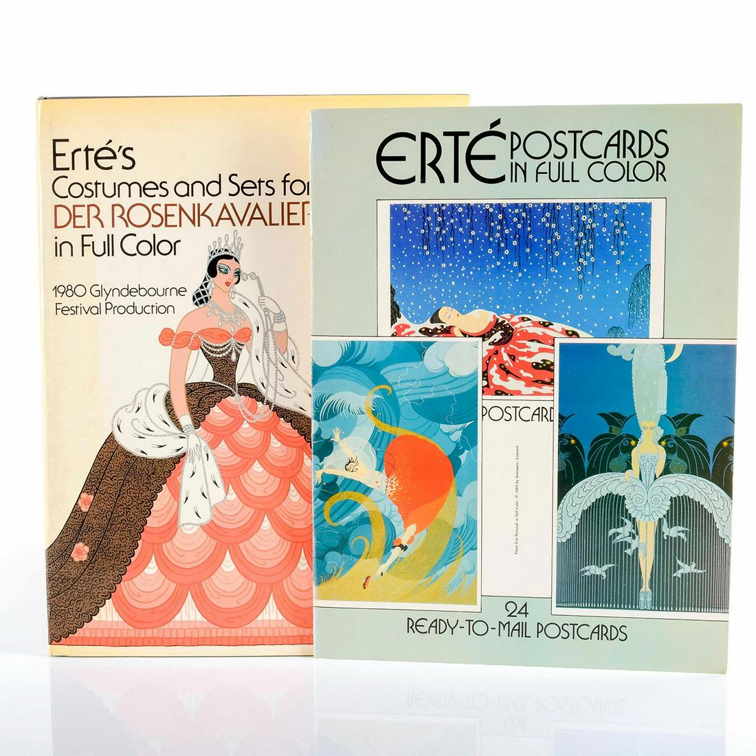 2 Books: Erte Costumes and Sets, Erte Postcards (1 of 5)