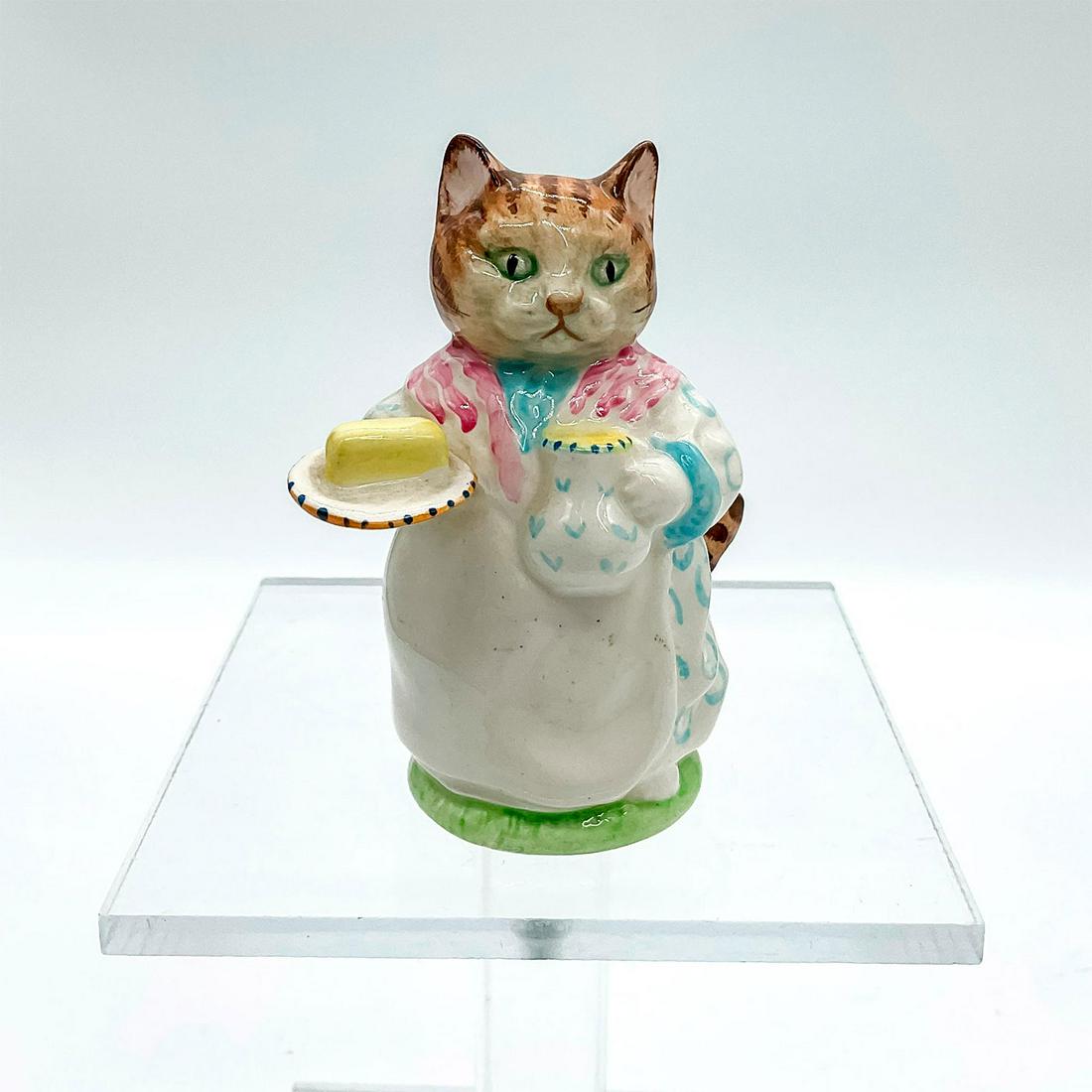 Ribby - Beatrix Potter Figurine: Porcelain hand painted in glossy finish. Beswick backstamp. This item has no reserve. Issued: 1951 Dimensions: 2.5" W x 4" H x 1.5" Diameter Manufacturer: Beswick Country of Origin: England