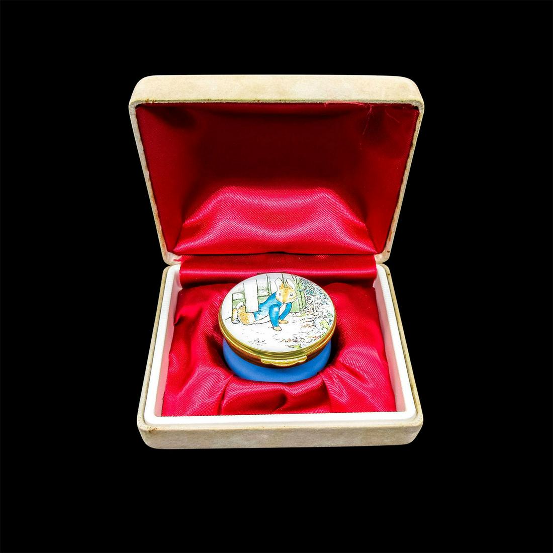 Crummles Beatrix Potter Enamel Trinket Box, Peter Rabbit (1 of 6)