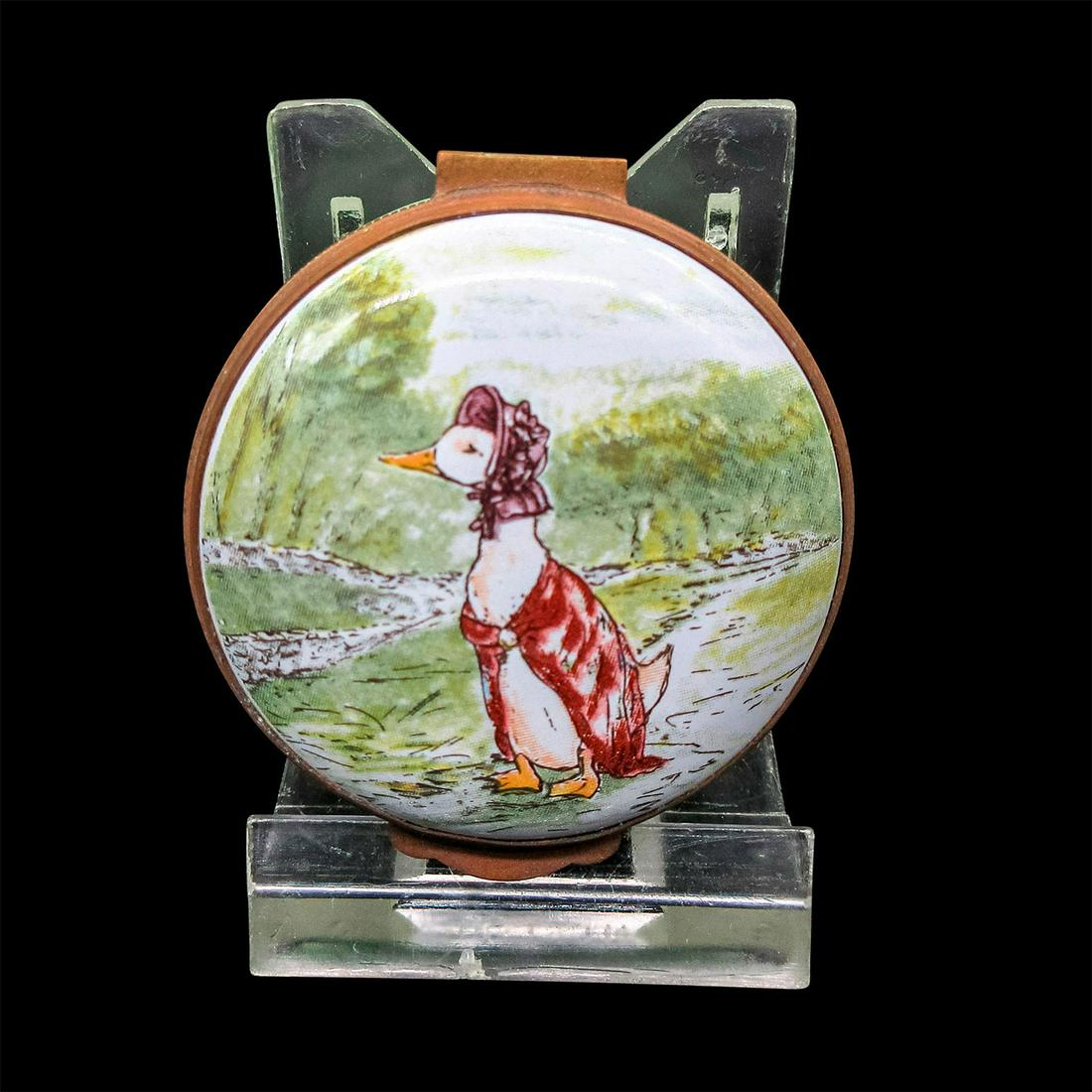 Crummles Beatrix Potter Trinket Box, Jemima Puddle Duck (1 of 5)