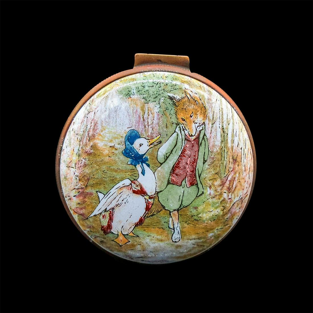 Crummles Beatrix Potter Trinket Box, Jemima Puddle-Duck (1 of 5)