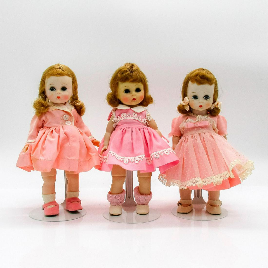 3pc Vintage Madame Alexander Dolls, Pretty in Pink (1 of 2)