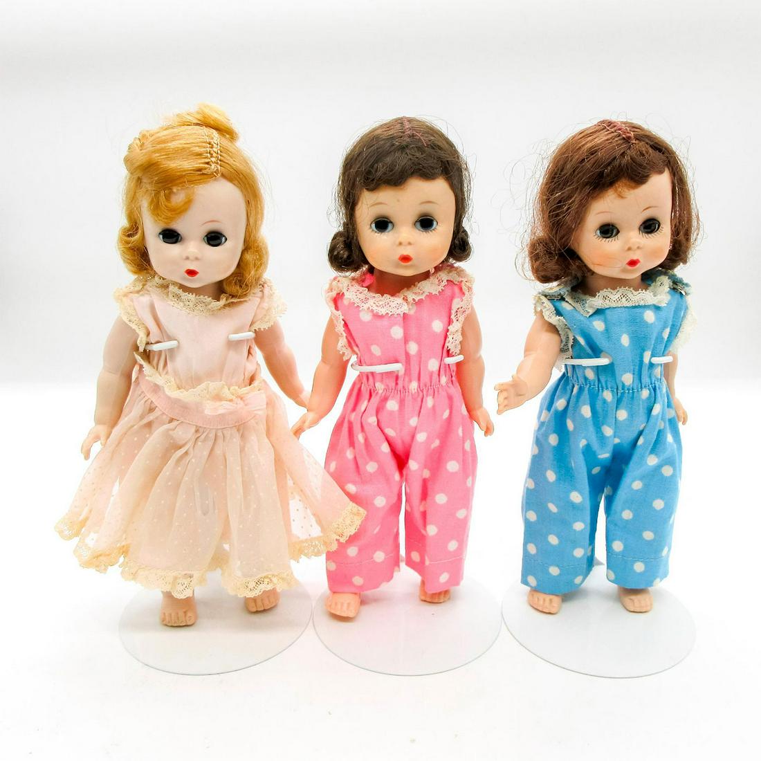 3pc Vintage Madame Alexander Dolls, Sleepover (1 of 2)