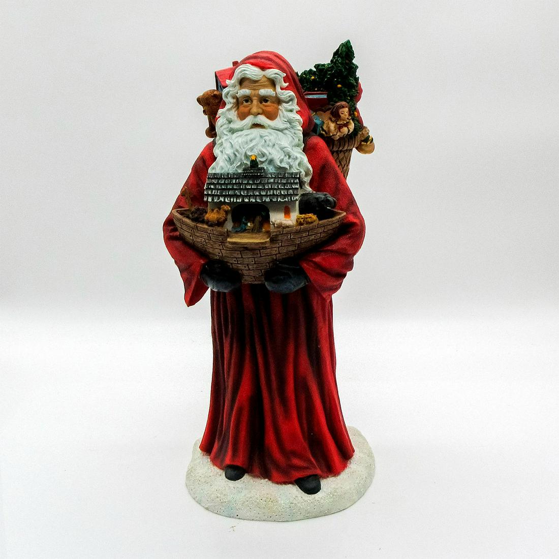 Pipka's Memories Of Christmas Santa, Christmas Ark: Includes original box. Dimensions of box: 14.25"L x 8"W x 10.5"H. Pipka backstamp. Prizm, Inc. backstamp. This item has no reserve. Limited Edition. 2000 Collector's Club Santa. Design # 13941. Issued
