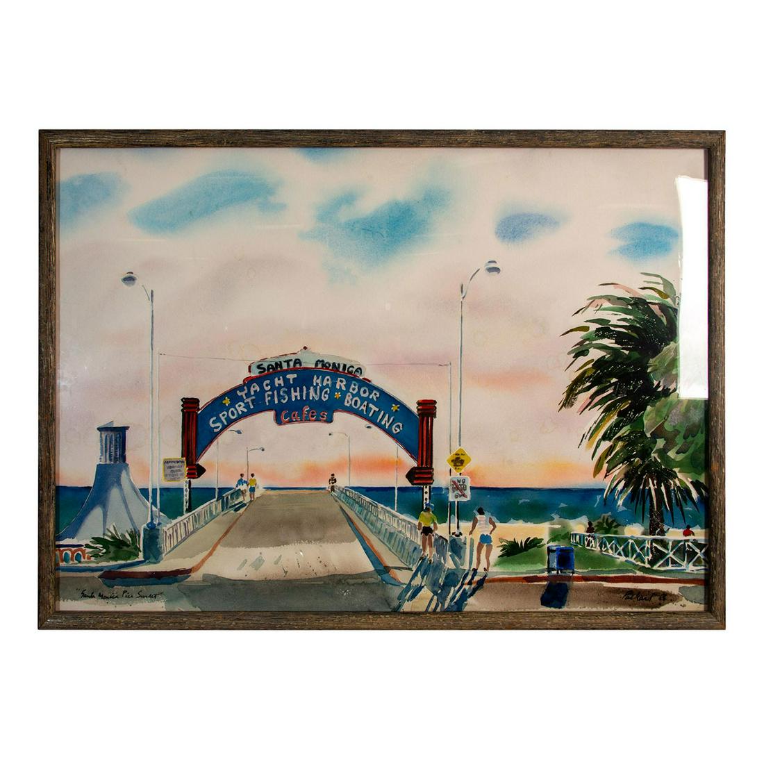 Raymond Dean Packard (American, b. 1933) Watercolor Painting (1 of 8)