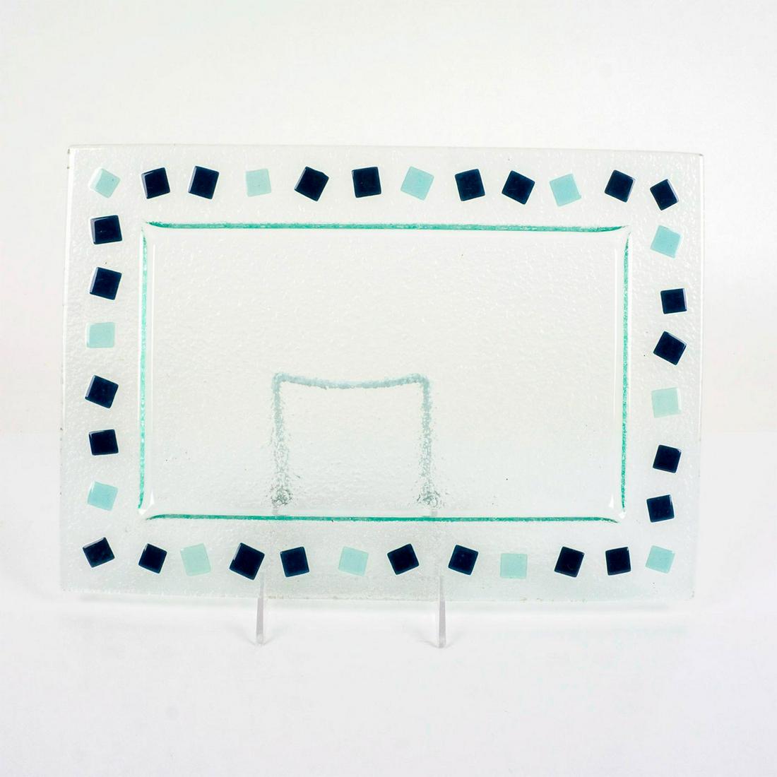 Vintage Contemporary Art Glass Tray (1 of 2)