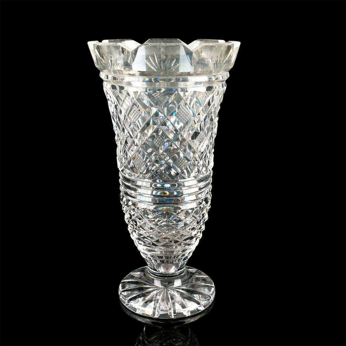 Vintage Waterford Deep Cut Irish Crystal Vase (1 of 3)